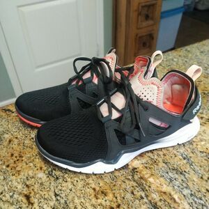 REEBOK Rare ZRated Nanowed Dark Gray Pink Tie Dye Size 9 US 6.5 UK Running